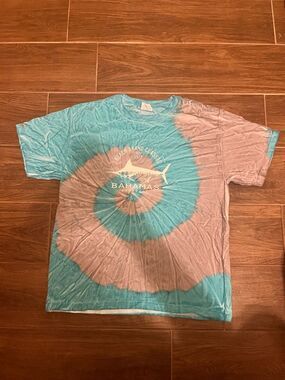 Tie-Dye Kids T-Shirt - Teal & Light Brown